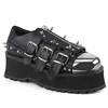 DemoniaCult - GRAVEDIGGER03 Platform sneakers - Black Product image
